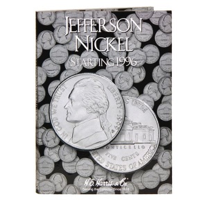 Jefferson Nickel Folder Starting 1996 - Book 3