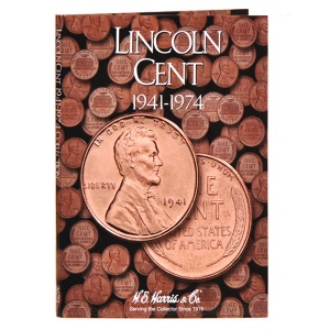 Lincoln Cent Folder Starting 1941-1974 - Book 2