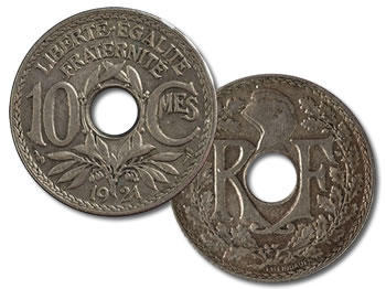 France 10 Centimes Coin
