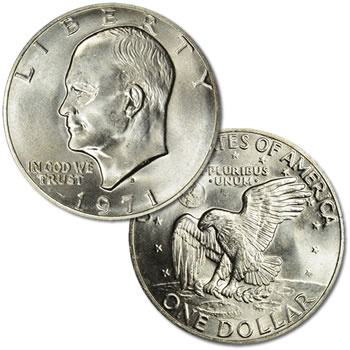 1971 U.S. Eisenhower Dollar Coin