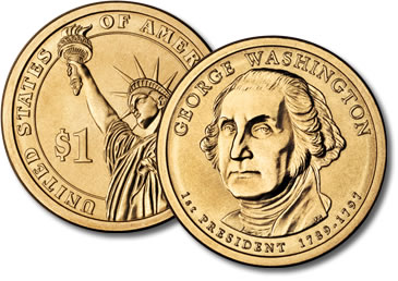 2007-P George Washington Presidential Dollar Coin