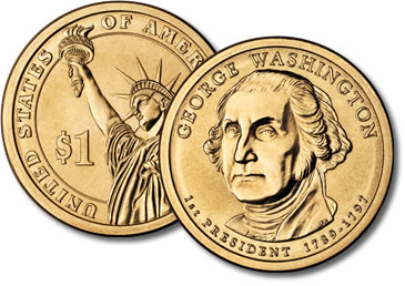 2007-D George Washington Presidential Dollar Coin