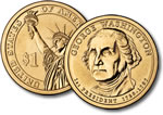 2007-D George Washington Presidential Dollar Coin