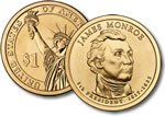 2008-D James Monroe Presidential Dollar Coin