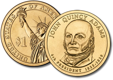 2008-P John Quincy Adams Presidential Dollar Coin