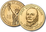 2008-D John Quincy Adams Presidential Dollar Coin