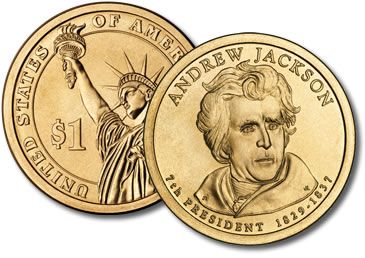 2008-D Andrew Jackson Presidential Dollar Coin