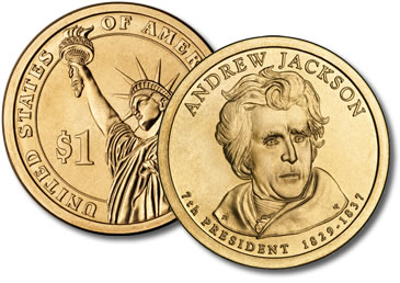 2008-P Andrew Jackson Presidential Dollar Coin