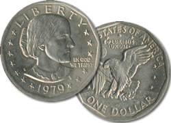 CJ-14 Susan B Anthony Dollar