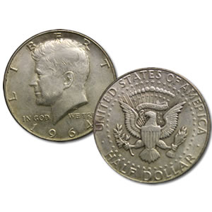 1964 Kennedy Silver Half-Dollar