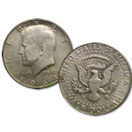 1964 Kennedy Silver Half-Dollar