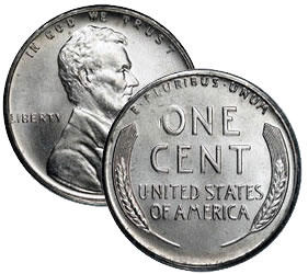 1943 World War II Steel Penny