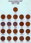 Wheat Penny Collection Complete 1941 1958