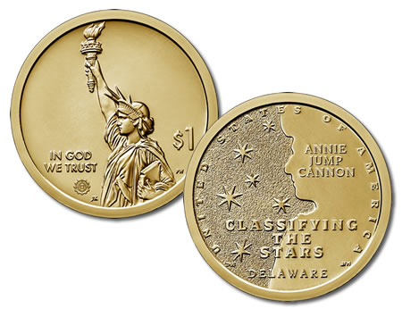 2019-D U.S. Classifying the Stars Innovation Dollar Coin - Uncirculated
