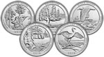 2018 National Park Quarter Set - P and D