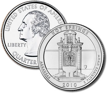 2010-P Hot Springs National Park Quarter - Uncirculated