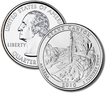 2010-D Grand Canyon National Park Quarter - Uncirculated