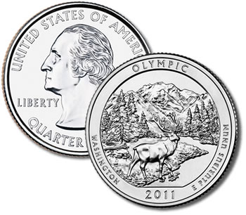 2011-D Olympic National Park Quarter - Uncirculated