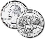 2011-P Olympic National Park Quarter - Uncirculated