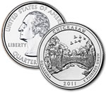 2011-P Chickasaw National Recreation Area Quarter - Uncirculated