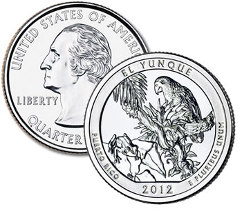 2012-D El Yunque National Forest Quarter - Uncirculated