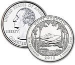 2013-P White Mountain National Forest Quarter - Uncirculated