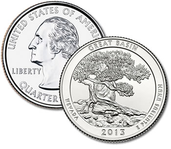 2013-D Great Basin National Park Quarter - Uncirculated