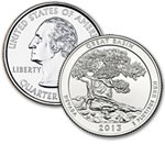 2013-P Great Basin National Park Quarter - Uncirculated