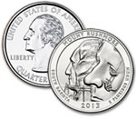 2013-P Mount Rushmore Quarter - Uncirculated