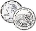 2014-P Shenandoah National Park Quarter - Uncirculated