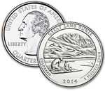 2014-P Great Sand Dunes National Park and Preserve Quarter - Uncirculated