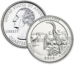 2014-P Everglades National Park Quarter - Uncirculated