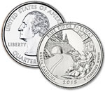 2015-P Blue Ridge Parkway Quarter - Uncirculated