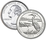 2015-P Bombay Hook National Wildlife Refuge Quarter - Uncirculated