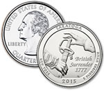 2015-P Saratoga National Historical Park Quarter - Uncirculated