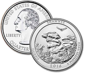 2016-P Shawnee National Forest Quarter - Uncirculated