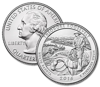 2016-D Theodore Roosevelt National Park Quarter - Uncirculated