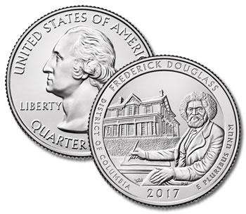 2017-D Frederick Douglass National Historic Site Quarter - Uncirculated