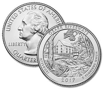 2017-D Ozark National Scenic Riverways Quarter