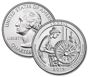 2019-P Lowell National Park Quarter - Uncirculated