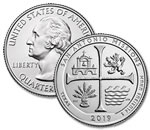 2019-D U.S. San Antonio Missions National Historical Park Quarter - Uncirculated