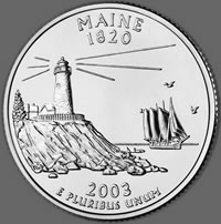 2003-P Maine State Quarter