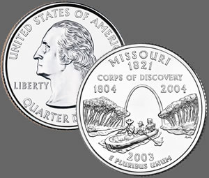 2003-D Missouri State Quarter