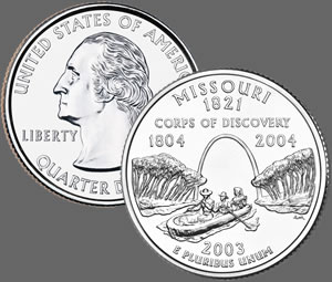 2003-P Missouri State Quarter