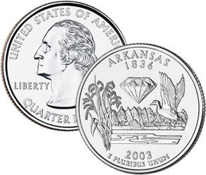 2003-D Arkansas State Quarter