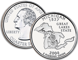 2004-P Michigan State Quarter