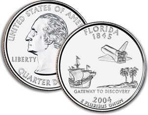 2004-P Florida Statehood Quarter