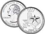 2004-D Texas Statehood Quarter