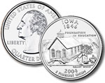 2004-D Iowa Statehood Quarter