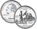 2005-D California Statehood Quarter